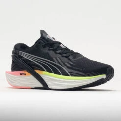 Puma Run XX NITRO Women's Puma Black/Koral Ice/Speed Green -Walking Shoes US 040231 5