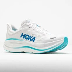 HOKA Bondi 9 Men's White/HOKA Blue -Walking Shoes US 042212 5