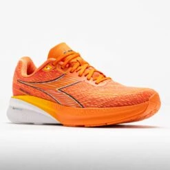 Diadora Mythos Blushield Volo 5 Men's Nectarine/Lemon Chrome -Walking Shoes US 042796 5