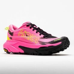 HOKA Mafate 5 Women's Neon Rose/Black -Walking Shoes US 043317 5