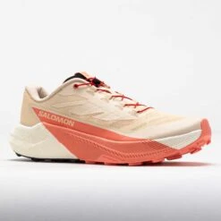 Salomon Pulsar Women's Tender Peach/Vanilla Ice/Fusion Coral -Walking Shoes US 043728 5