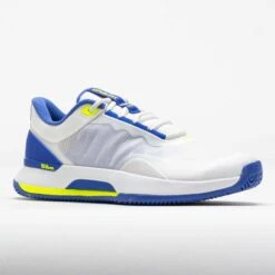 Wilson Intrigue Tour Women's White/Amparo Blue/Safety Yellow -Walking Shoes US 118759 5