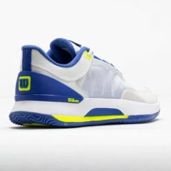 Wilson Intrigue Tour Women's White/Amparo Blue/Safety Yellow -Walking Shoes US 118759 6