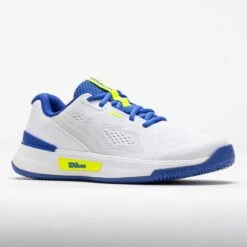 Wilson Intrigue Pro Women's White/Amparo Blue/Safety Yellow -Walking Shoes US 118761 5