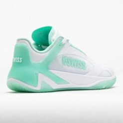 K-Swiss K-Frame Pickleball Women's White/Neon Mint/Hot Neon Pink -Walking Shoes US 370292 6