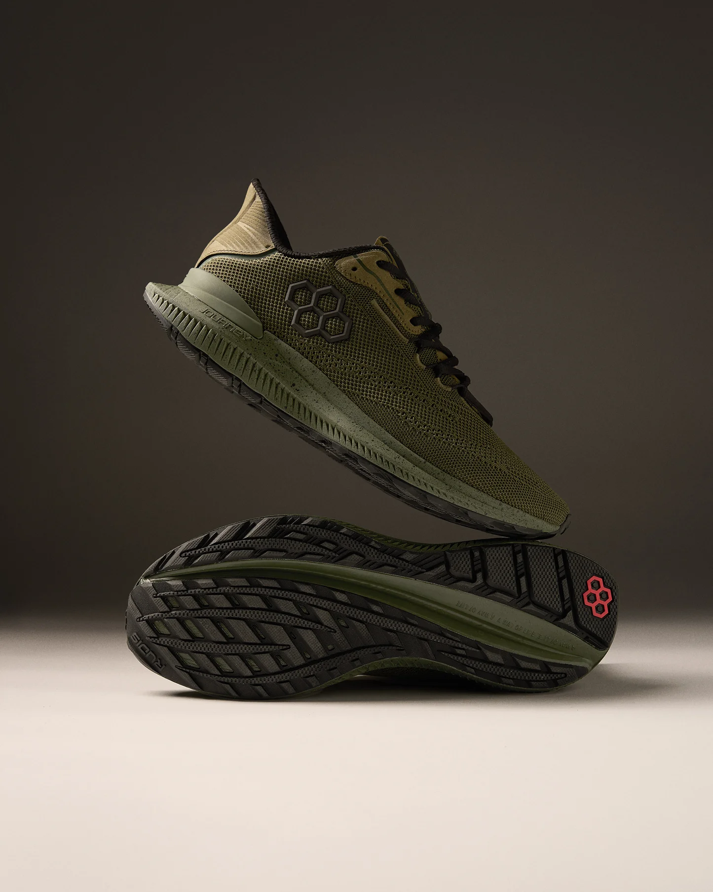 Front Page -Walking Shoes US RUDNC1002 RGRGRN RUDIS Journey Knit Adult Training Shoes Ranger Green 0001